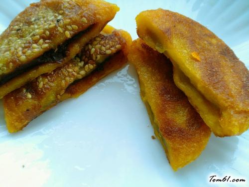 【南瓜糯米饼】