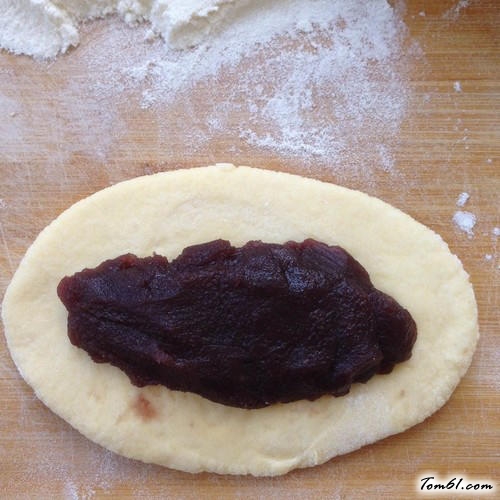 【玉米豆沙饼】