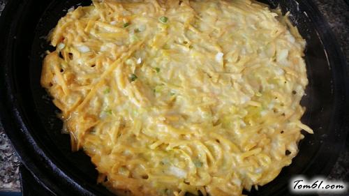 【南瓜丝鸡蛋饼】