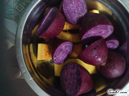 【南瓜紫薯饼】