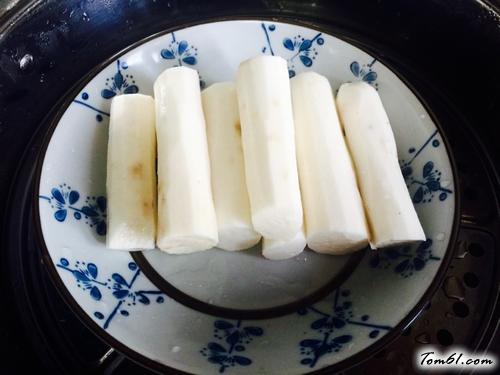 【蓝莓果酱山药泥】