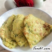 嫩南瓜鸡蛋煎饼的做法