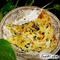 马齿苋蒜香鸡蛋饼的做法