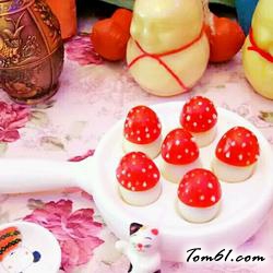 圣女果鸽子蛋创意小蘑菇的做法