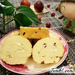 蔓越莓奶油蛋糕卷的做法