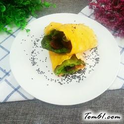 生菜牛肉鸡蛋卷的做法