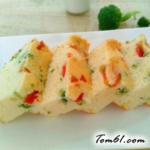 蔬菜海绵蛋糕的做法