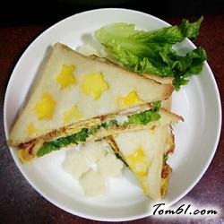 煎鸡蛋吐司的做法