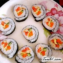 鸡肉寿司的做法