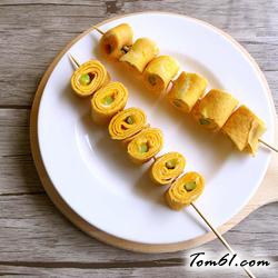 芦笋鸡蛋“棒棒糖”的做法