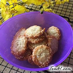 芝麻薄脆的做法