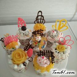 水果奶油杯子蛋糕的做法