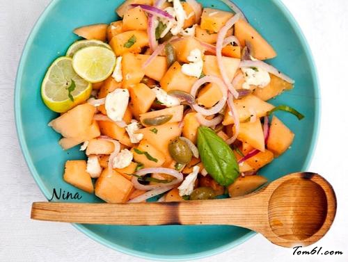 【哈密瓜色拉】