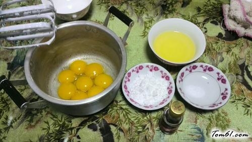 【鸡蛋布丁蛋糕8寸方模】