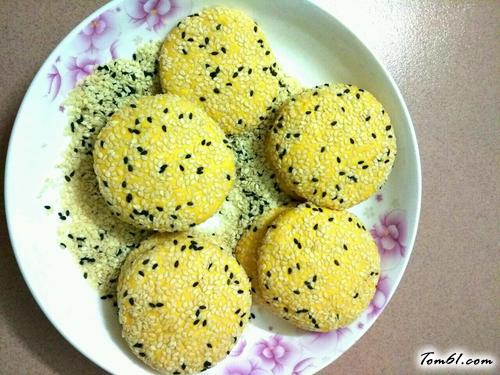 【芝麻南瓜饼】