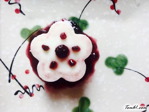 【蓝莓果酱山药泥】