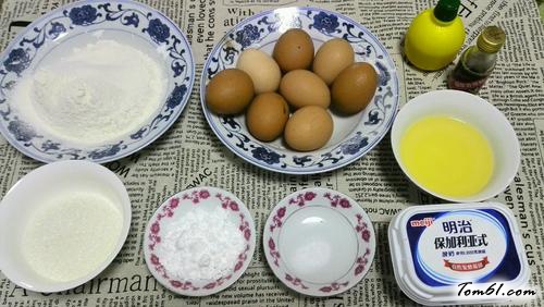 【鸡蛋布丁蛋糕8寸方模】