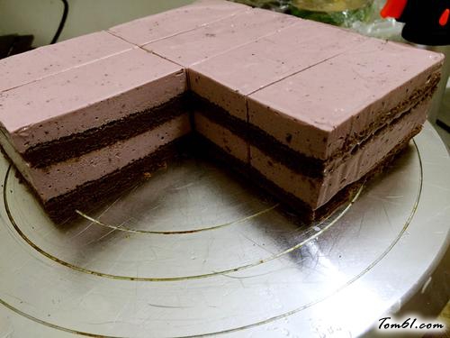 【蓝莓慕斯蛋糕】