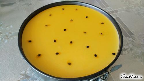 【百香果慕斯蛋糕】