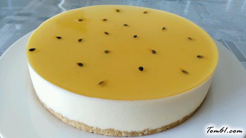 【百香果慕斯蛋糕】