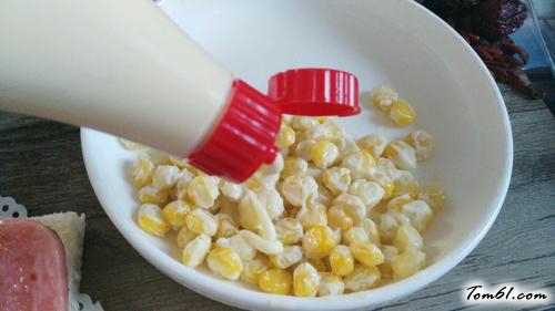 【玉米火腿三明治】