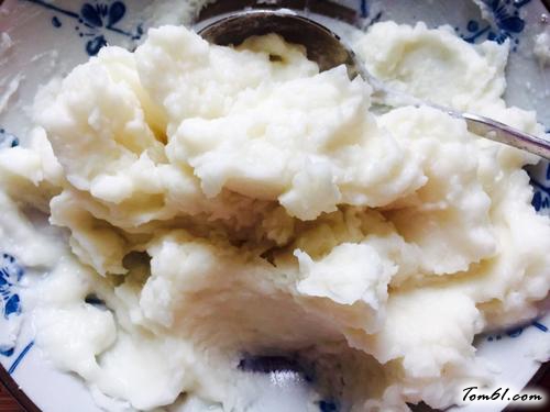 【蓝莓果酱山药泥】