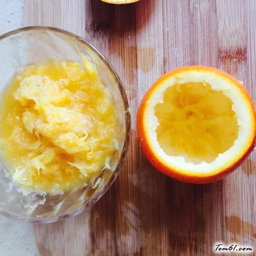 【鲜橙蒸蛋】