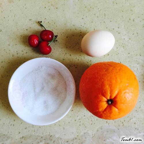 【鲜橙蒸蛋】