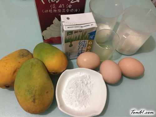 【芒果千层蛋糕】