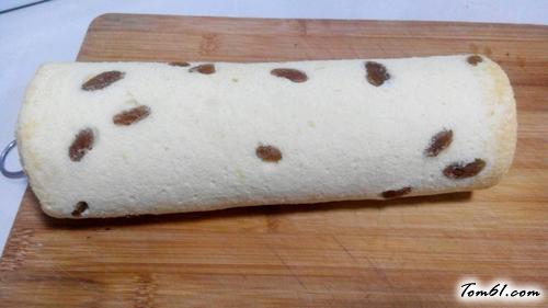 【葡萄干果酱蛋糕卷】