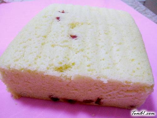 【蔓越莓蒸蛋糕】