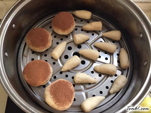 【香菇豆沙馒头】