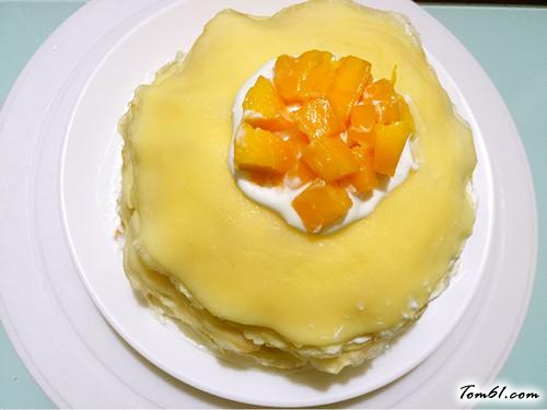 【芒果千层蛋糕】