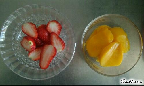 【水果夹心蛋糕】