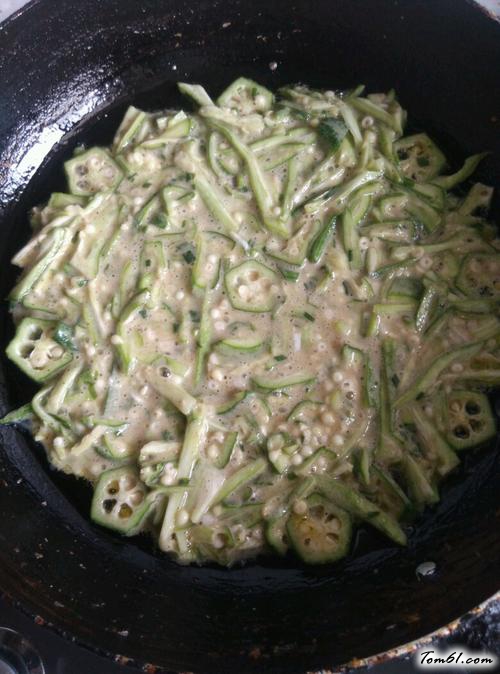 【秋葵饼】