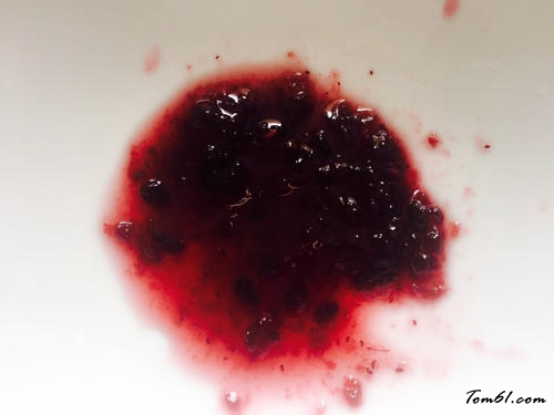 【蓝莓果酱山药泥】