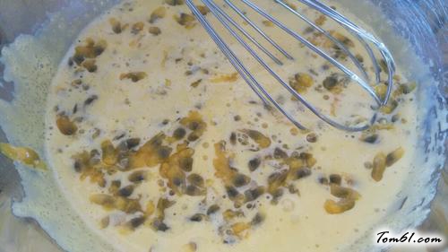 【百香果慕斯蛋糕】