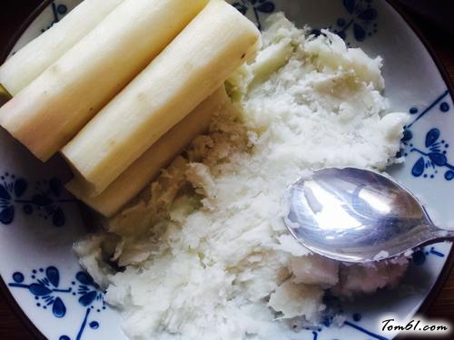 【蓝莓果酱山药泥】