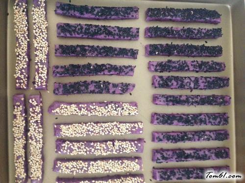 【紫薯饼干棒】