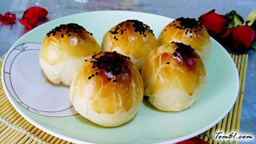 【莲蓉酥（豆沙酥）】