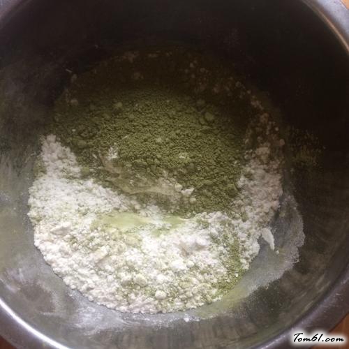 【抹茶戚风蛋糕】