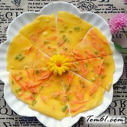 红萝卜玉米面饼的做法