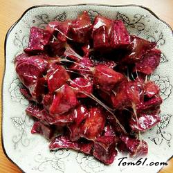 拔丝紫薯的做法