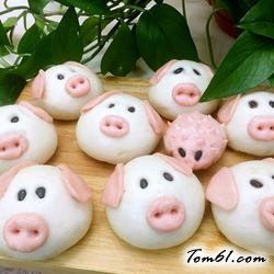 奶香红糖小猪包的做法
