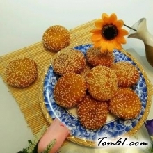 空心芝麻南瓜饼的做法