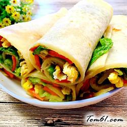 生菜手抓饼的做法