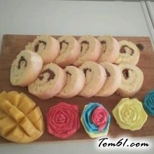 柠檬巧克力酱蛋糕卷的做法