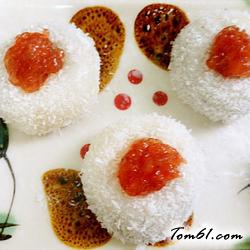 椰香糯米糍的做法