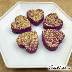 烤紫薯饼的做法