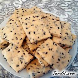 黑芝麻饼干的做法